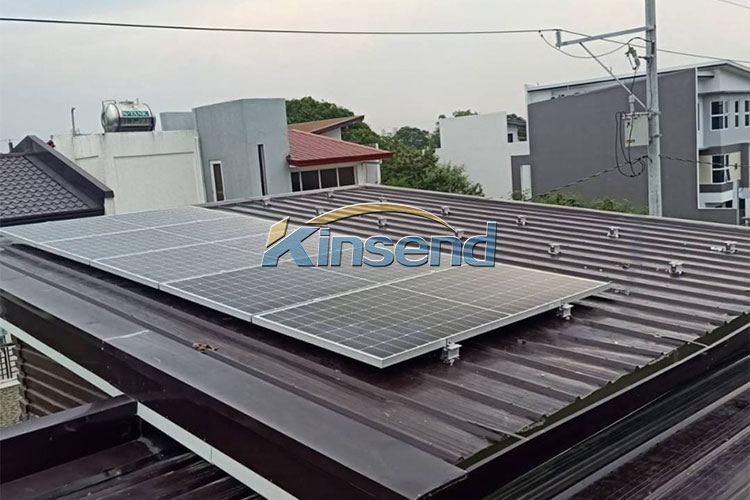 mounting solar panels on metal roof