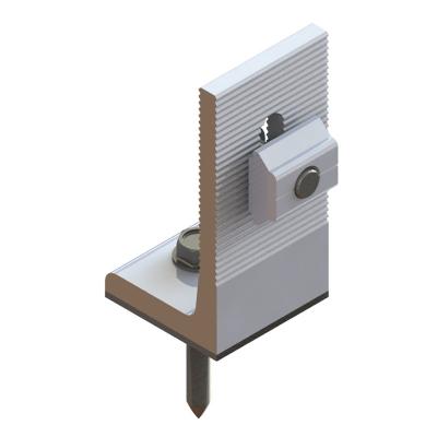  Trapèze toit en métal l pieds système de montage solaire