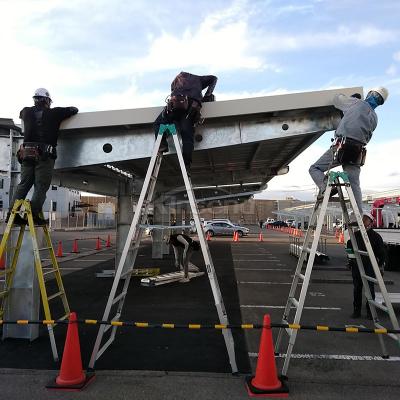 Système de montage de carport en acier