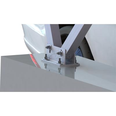 abri de voiture solaire en aluminium_Type N