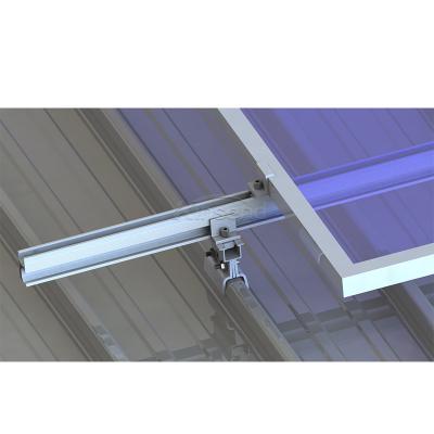 Support de toit solaire en métal à joint debout