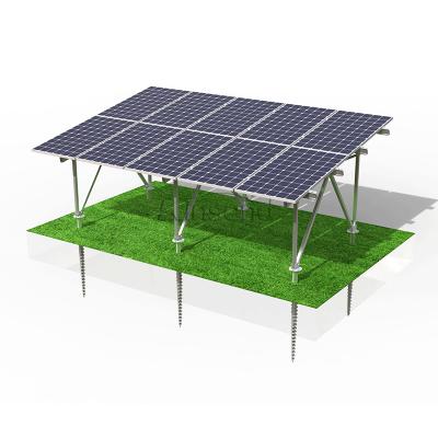 Système de montage au sol _Base à vis de terre