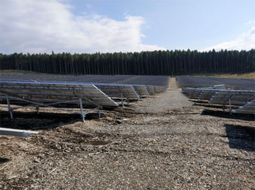 Projet solaire de terrain 6.3mw ,Japon
