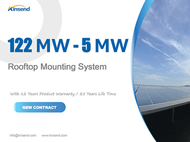 Nouveau projet de système de montage solaire sur le toit de 5 MW, Chine
