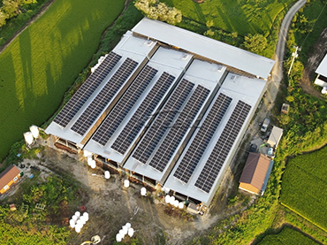 Système de montage de toit en métal 205KW, Corée