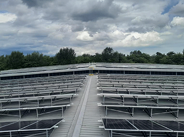 Système de montage solaire sur toit en métal 3,2 MW, Singapour
