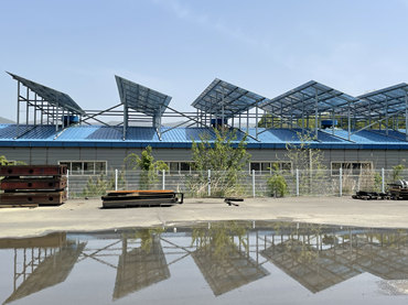 Système de montage de toit en métal 386KW, Corée