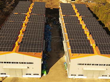 Système de montage sur toit métallique surélevé, Corée