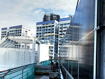 Solution murale pour structure solaire